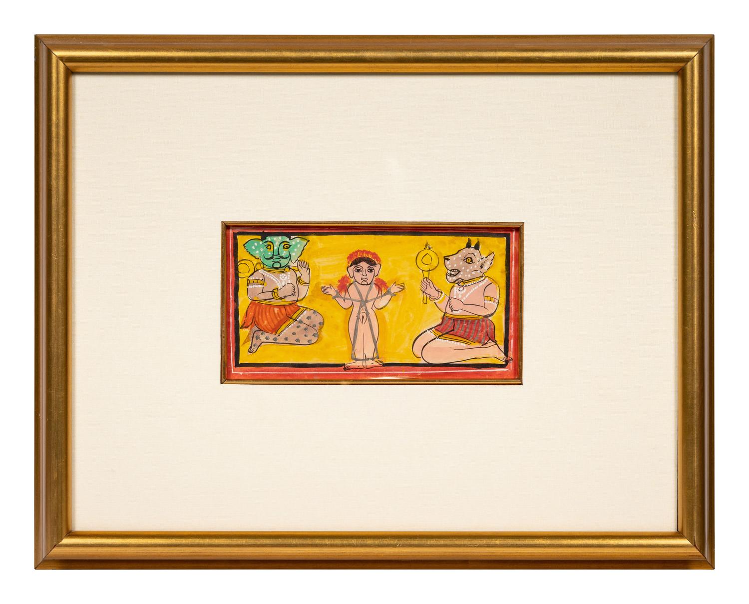 Two Framed Works on Paper