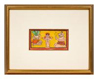 Two Framed Works on Paper