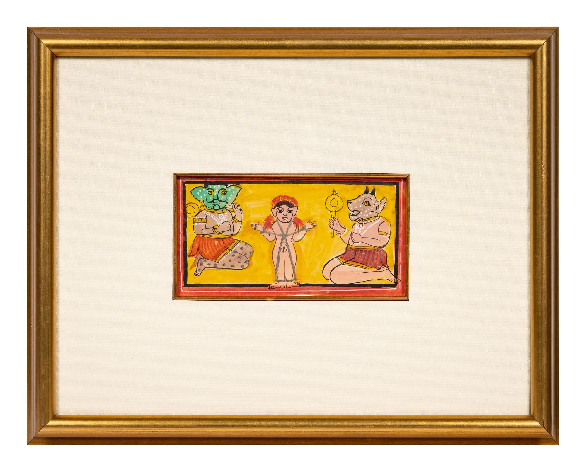 Two Framed Works on Paper