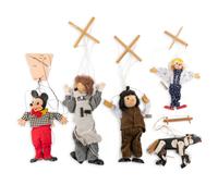 A Group of Five Marionettes