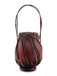 A Japanese Bamboo Ikebana Basket