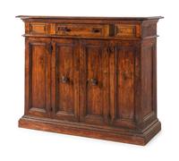 An Italian Baroque Walnut Cabinet