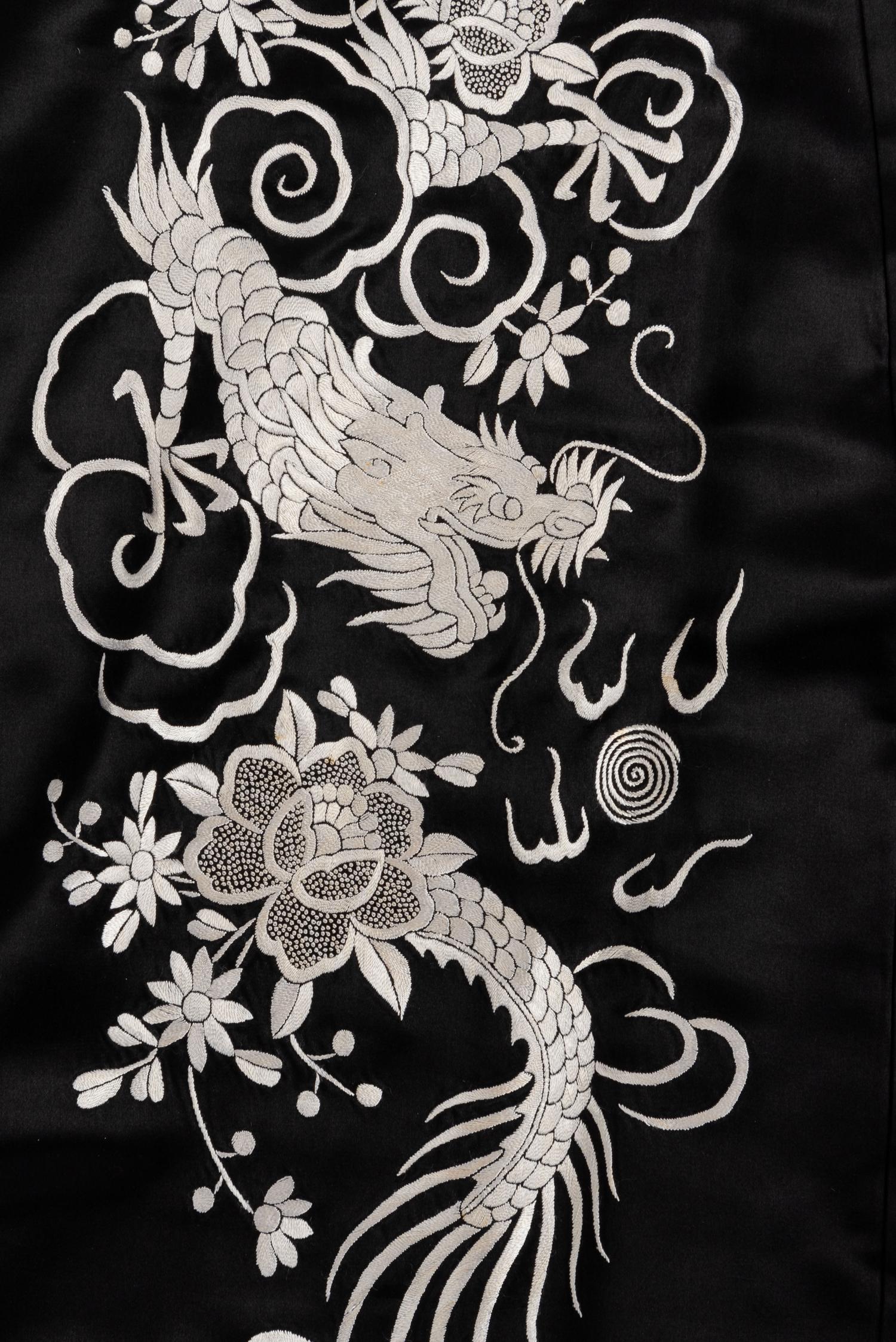 Three Chinese Silk Embroidered Lady's Articles