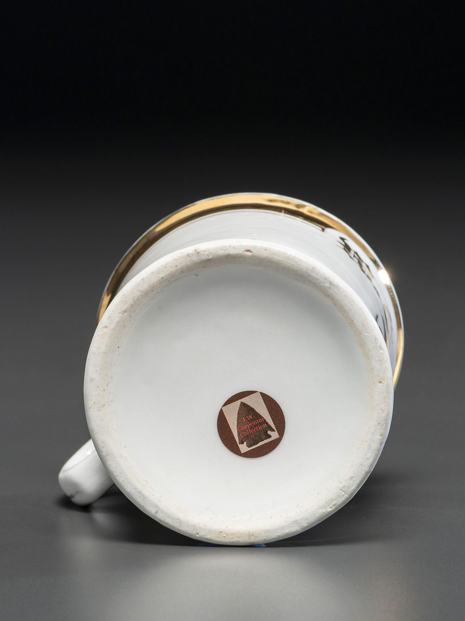 A Pilot's Porcelain Occupational Shaving Mug