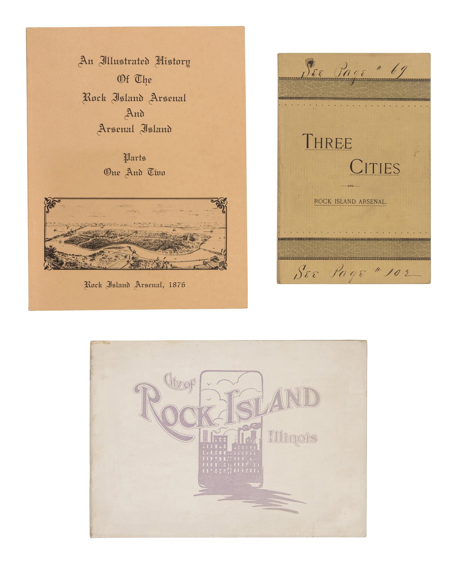 [ROCK ISLAND, ILLINOIS]. A group of 17 works, including: