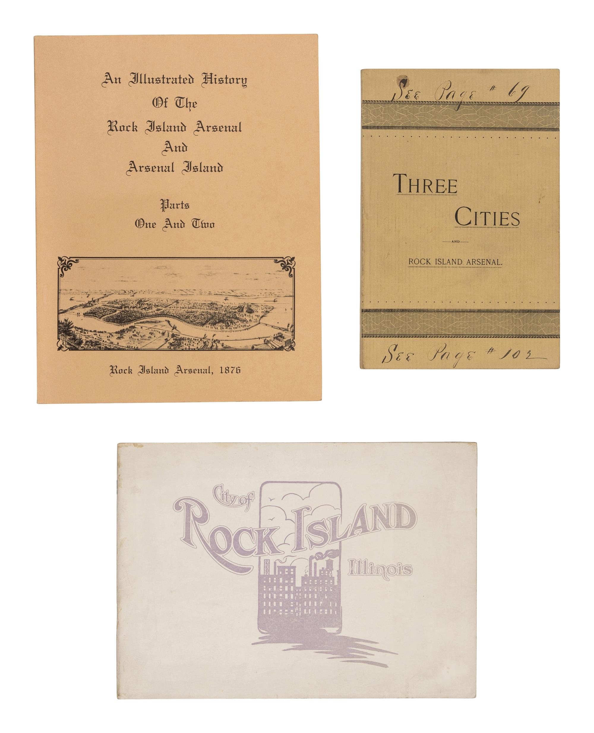 [ROCK ISLAND, ILLINOIS]. A group of 17 works, including: