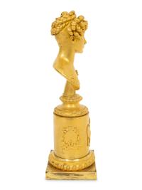 A Gilt Bronze Bust of Marie Louise, Duchess of Parma