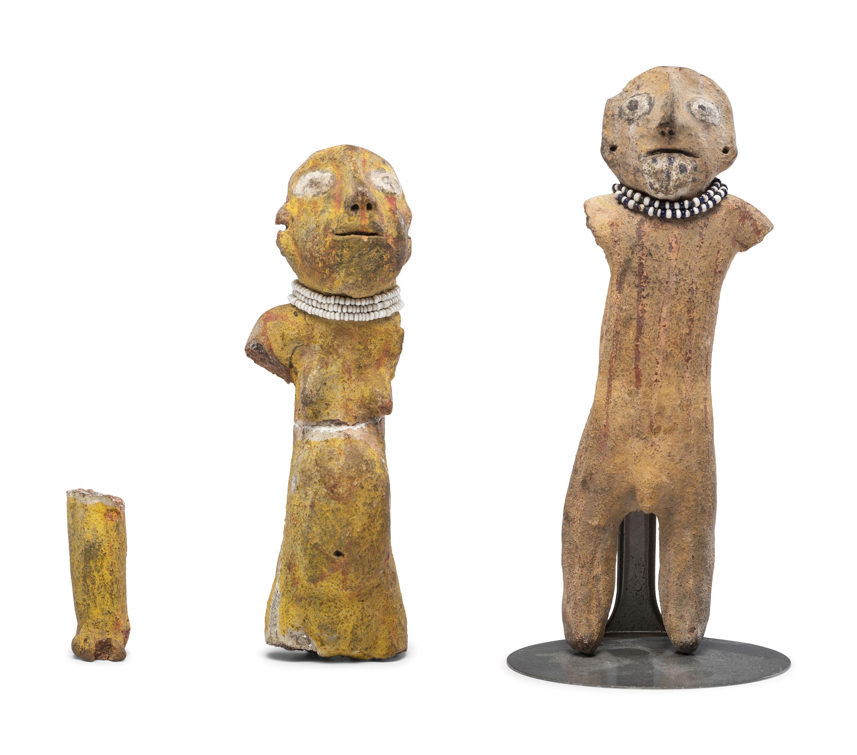 Yuma Male and Mojave Female Figures