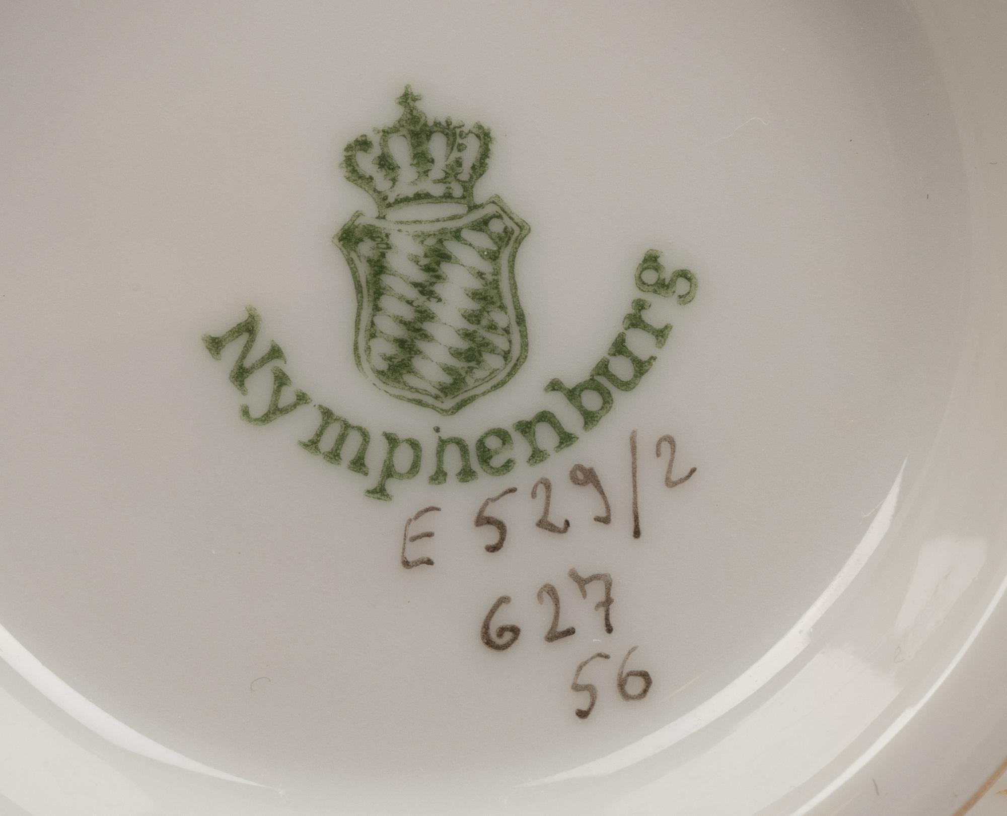 A Nymphenberg Porcelain Fantasie Dinner Service