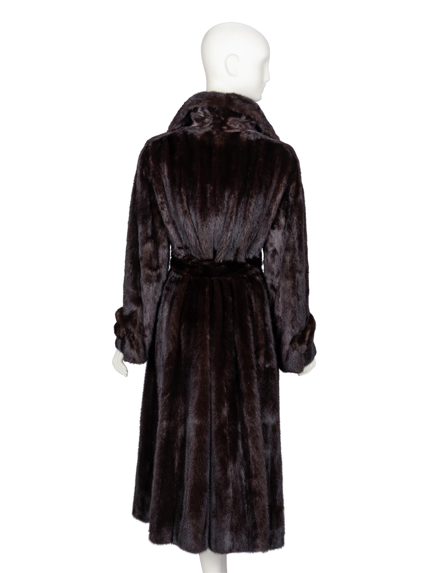 Christian Dior, Belted Mink Fur Coat