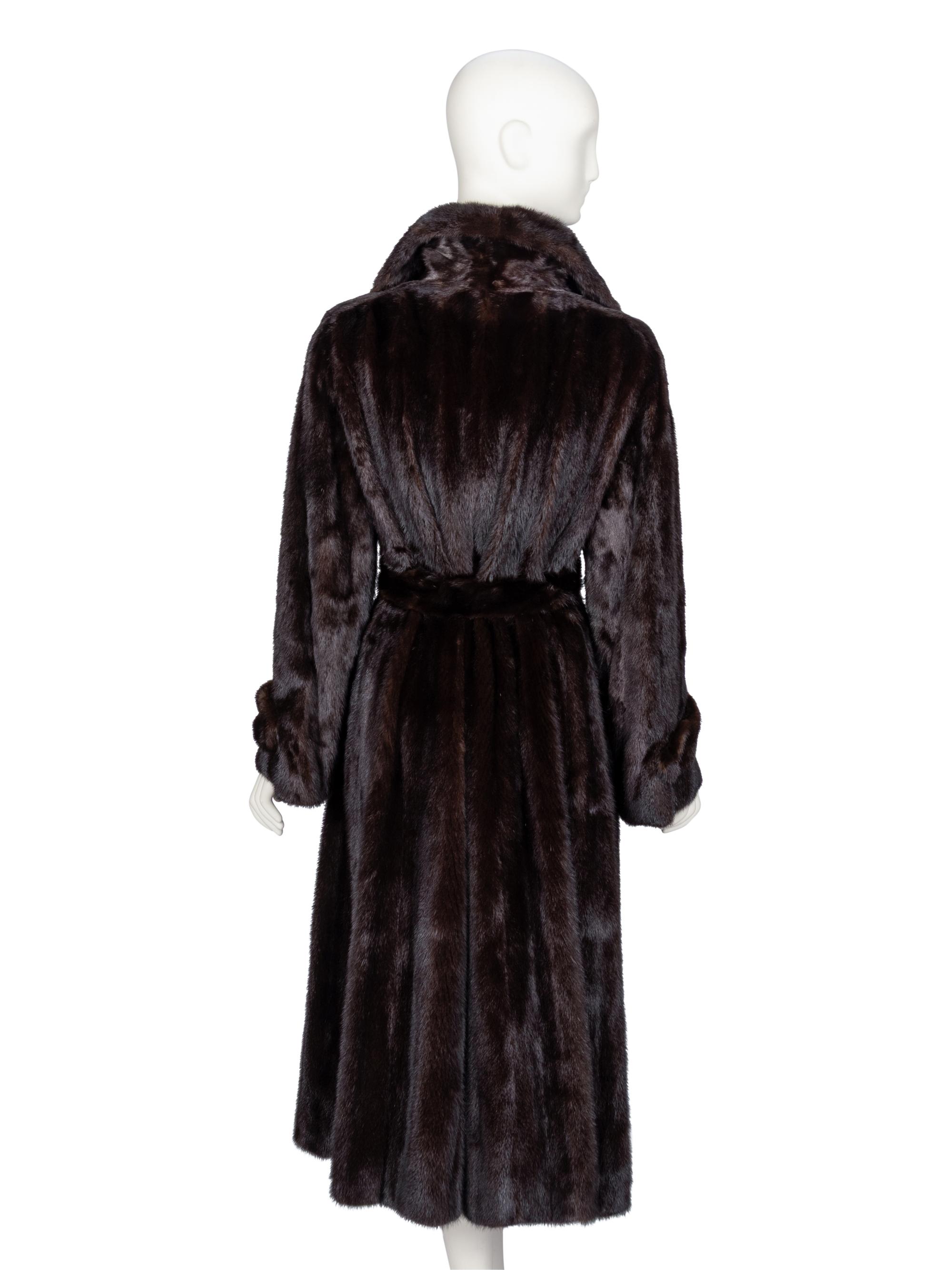 Christian Dior, Belted Mink Fur Coat