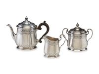 A Tiffany and Co. Silver Five-Piece Tea and Coffee Service