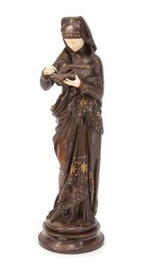 After Albert-Ernest Carrier-Belleuse, (French, Early 20th Century), La Liseuse