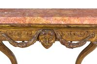 An Italian Giltwood Marble-Top Center Table