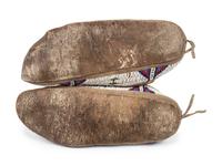 Cheyenne Beaded Hide Moccasins