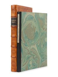 [LITERATURE -- ENGLISH]. A group of 9 works, including: