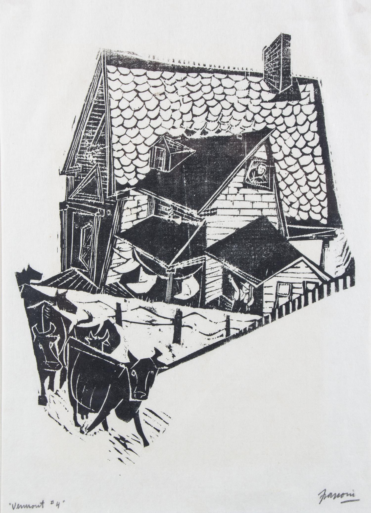 Antonio Frasconi, (Argentine, 1919-2013), Vermont #4