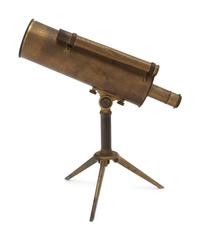 An English Brass 2 3/4-Inch Reflecting Telescope
