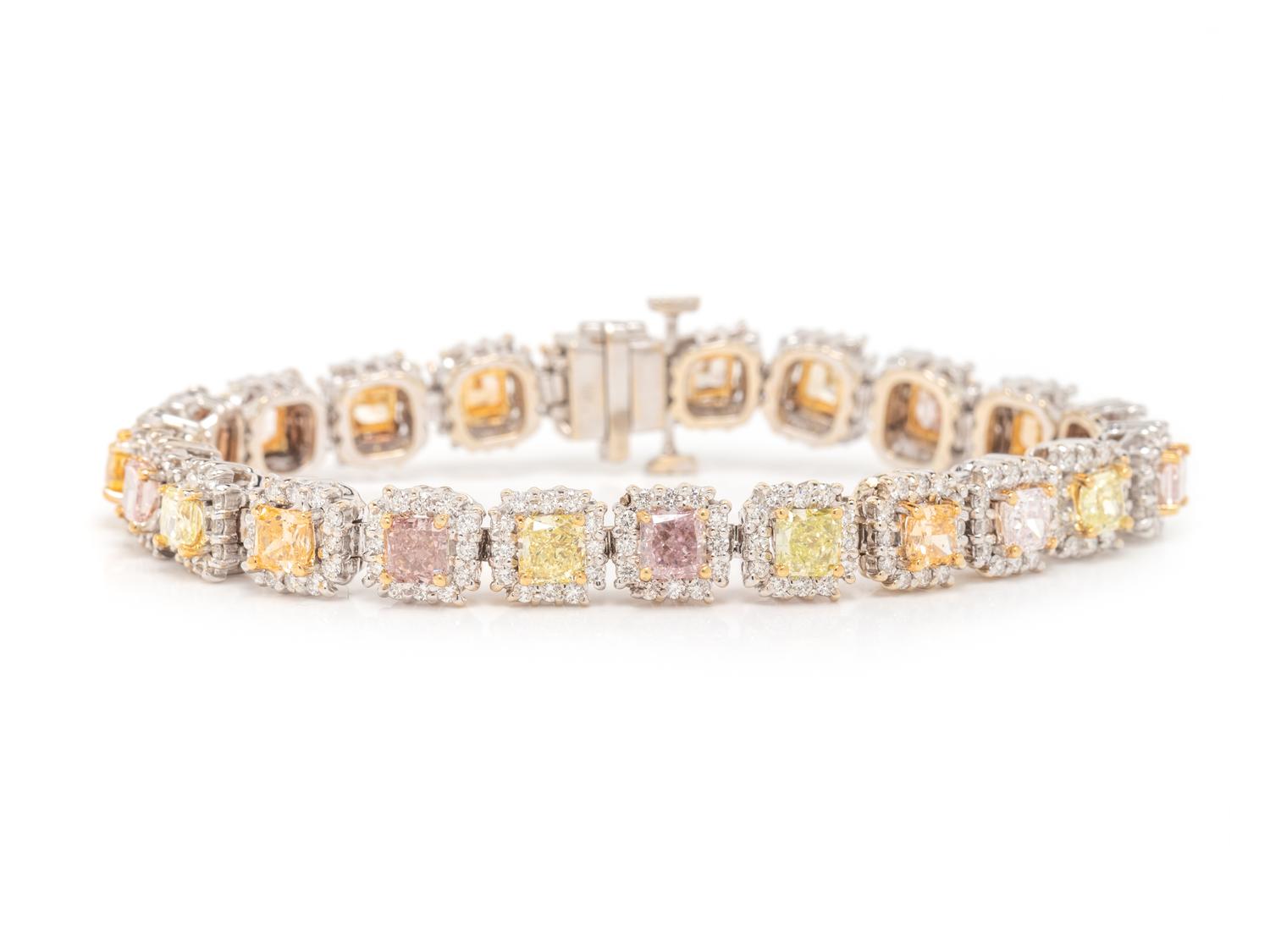 MULTICOLOR DIAMOND BRACELET