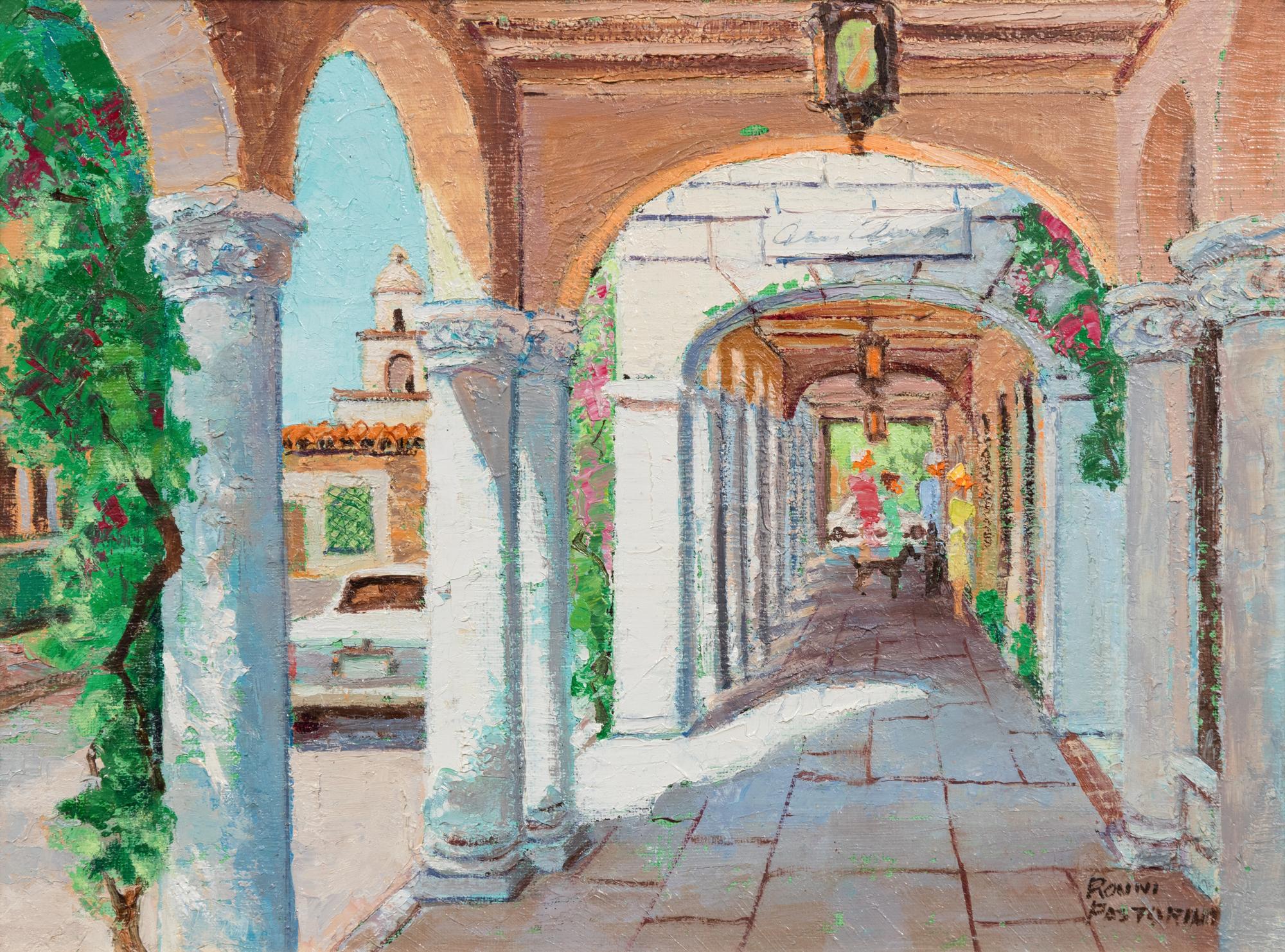 Palm Beach Scenes (Three Paintings)