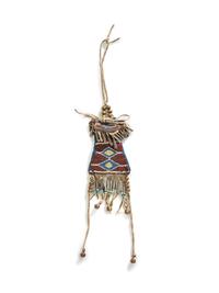 Kiowa Beaded Strike-a-Light Bag, with Striker