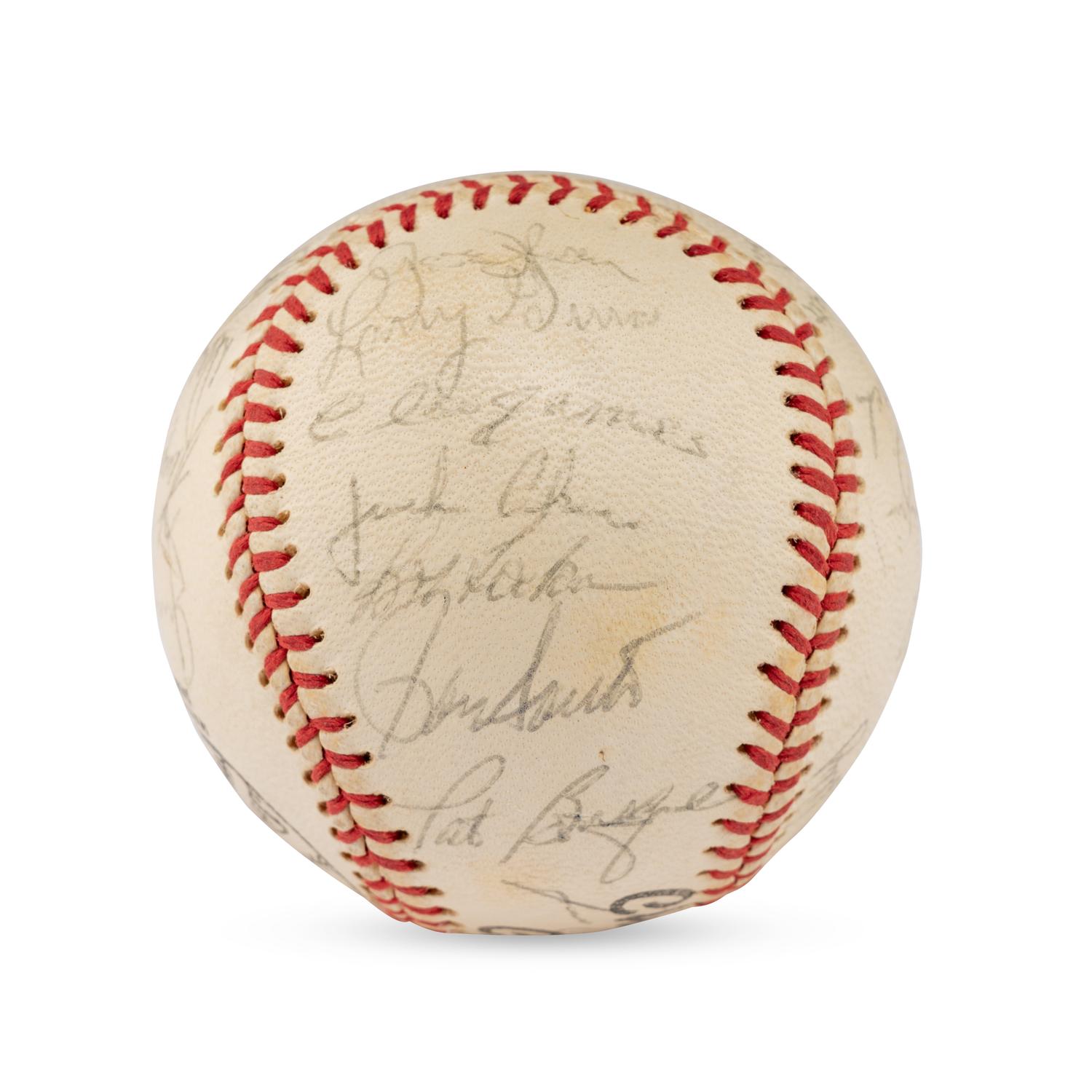 A Group of Two 1973 Chicago Cubs Team Signed Autograph Baseballs