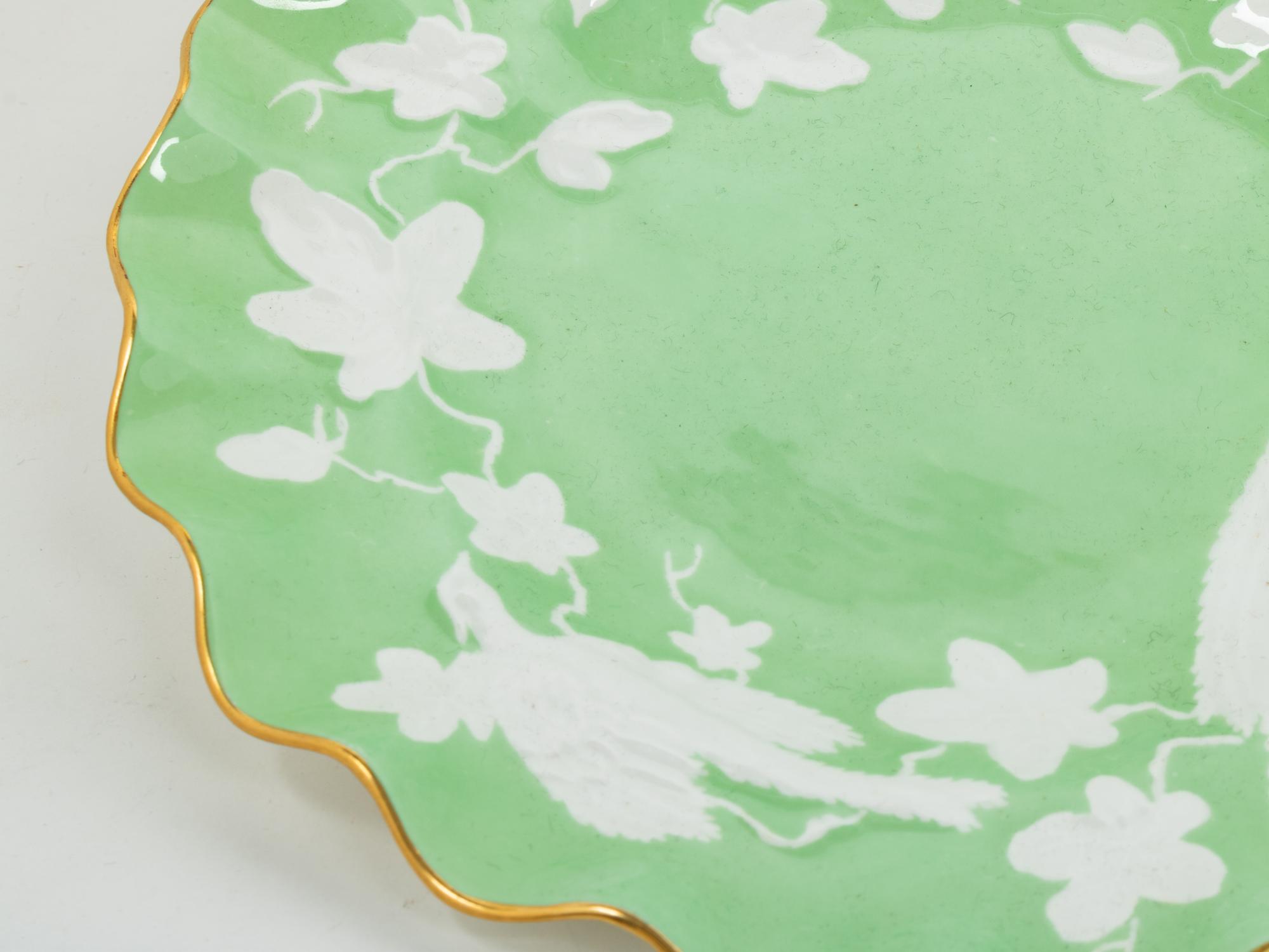 A Set of Twelve Royal Crown Derby Porcelain Dessert Plates