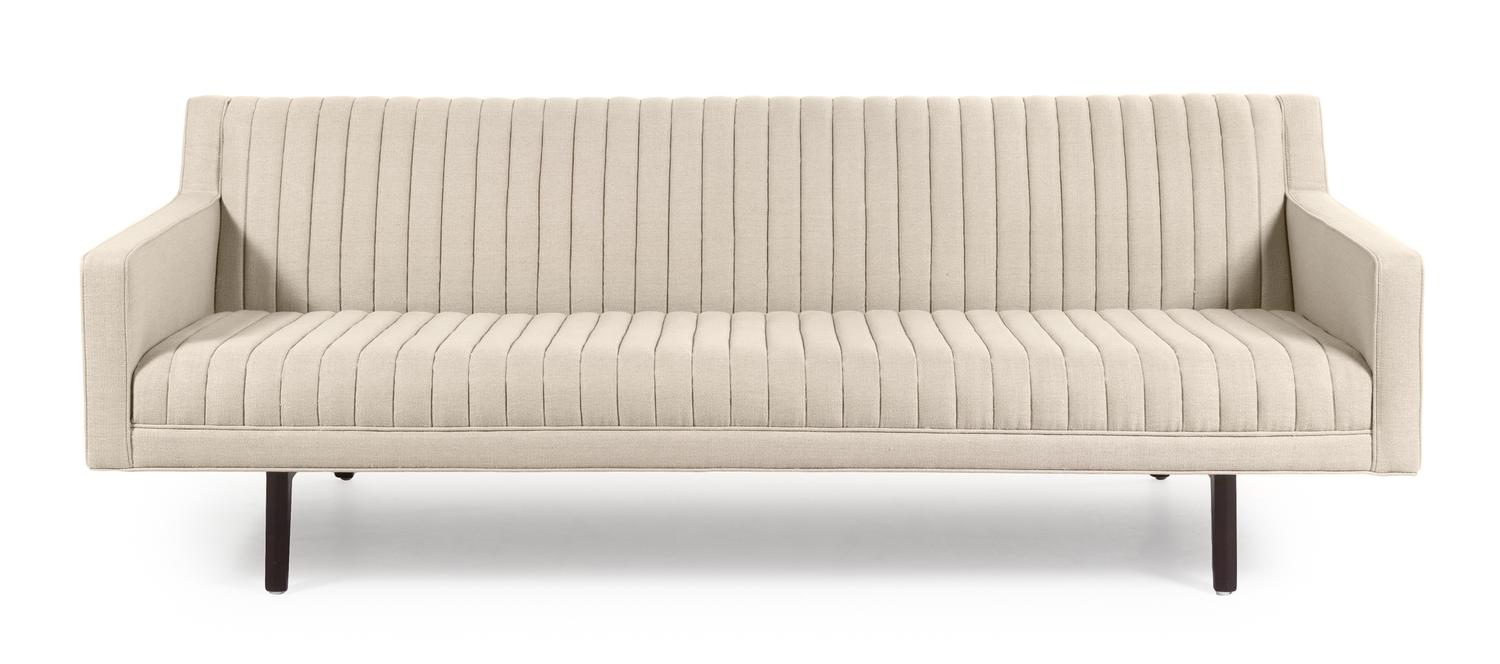Edward Wormley (American, 1907-1995), Dunbar, c.1955, a channel back sofa
