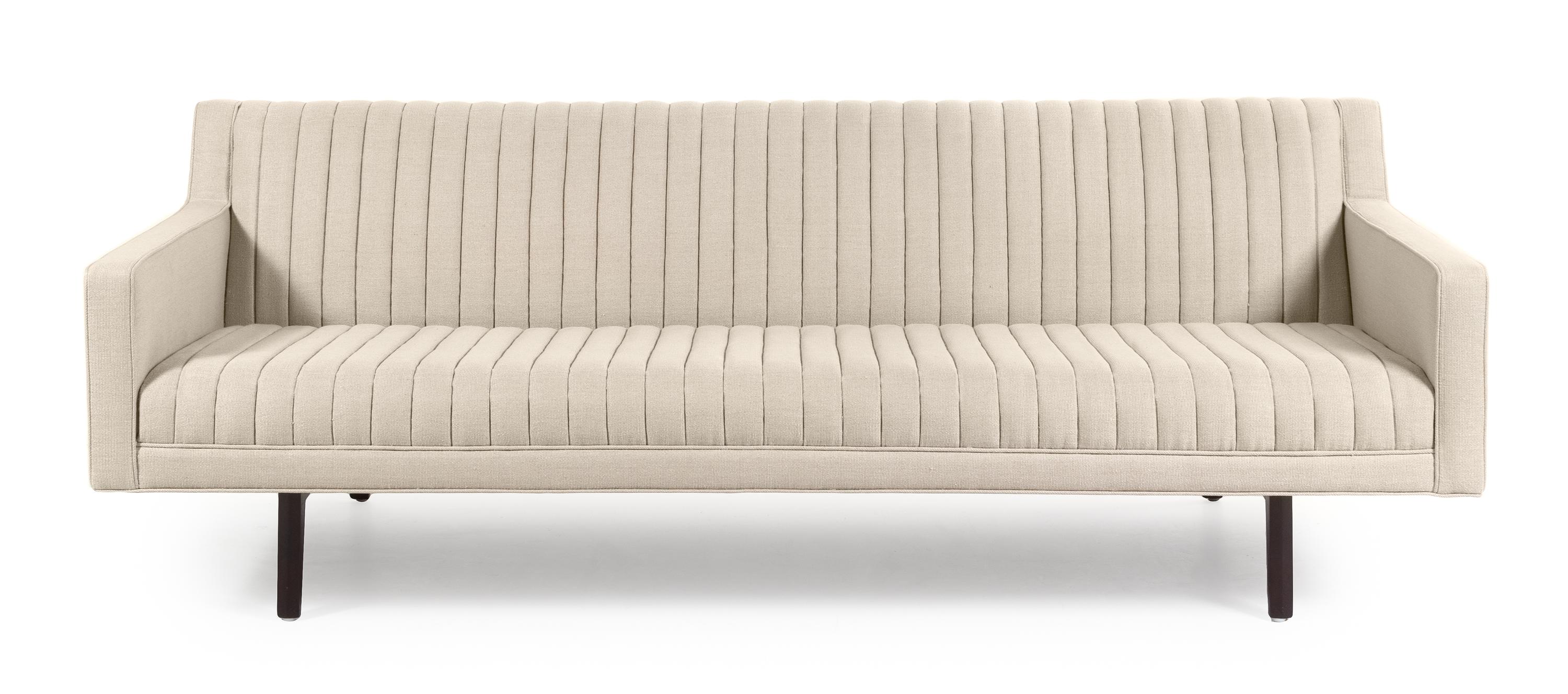 Edward Wormley (American, 1907-1995), Dunbar, c.1955, a channel back sofa