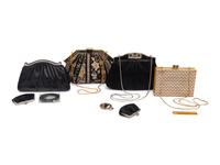 Four Judith Leiber Evening Clutches