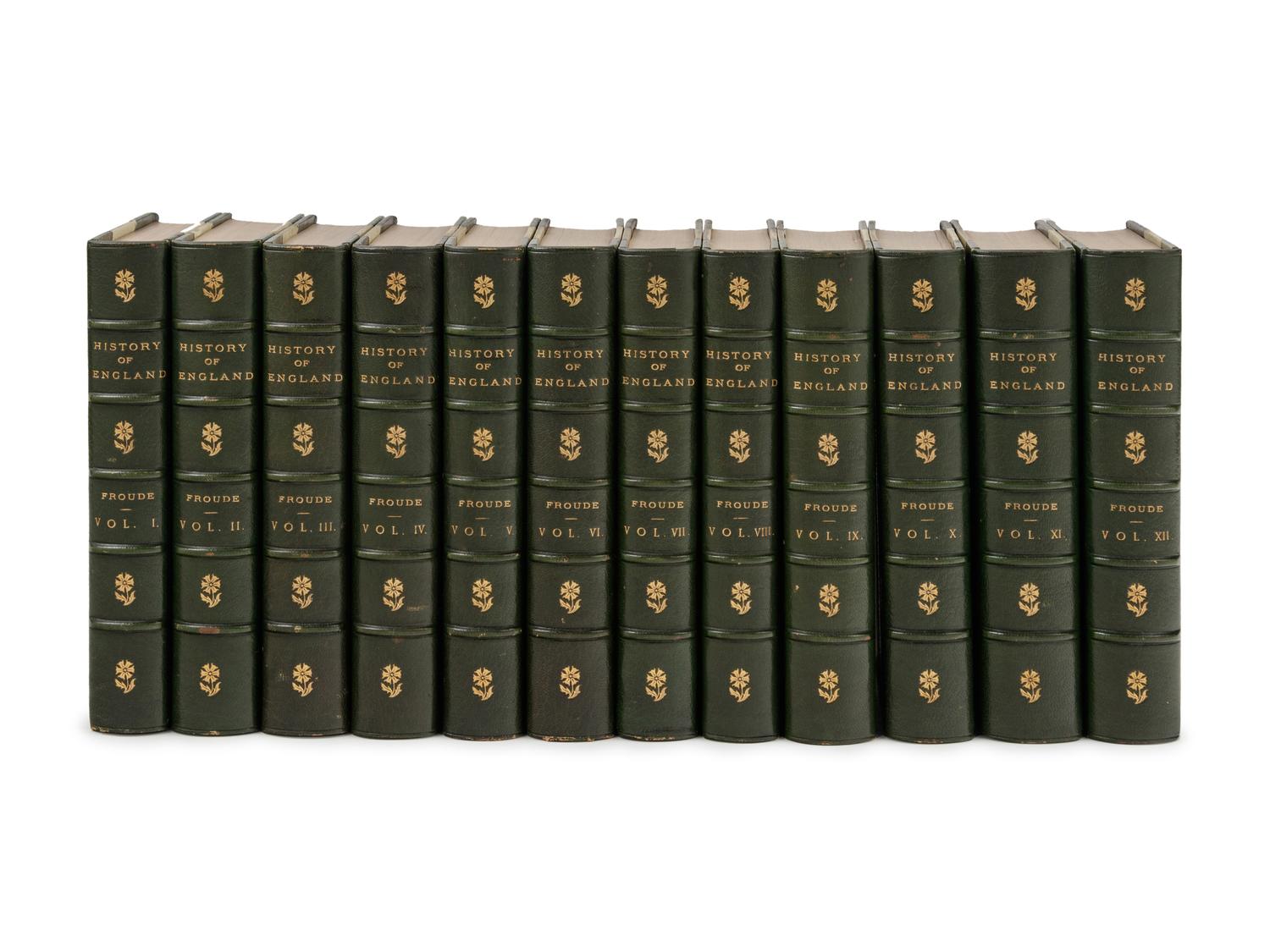 FROUDE, James Anthony (1818-1894). History of England . London: Parker Son, and Bourn; Longmans, Green, and Co., 1862-1870.