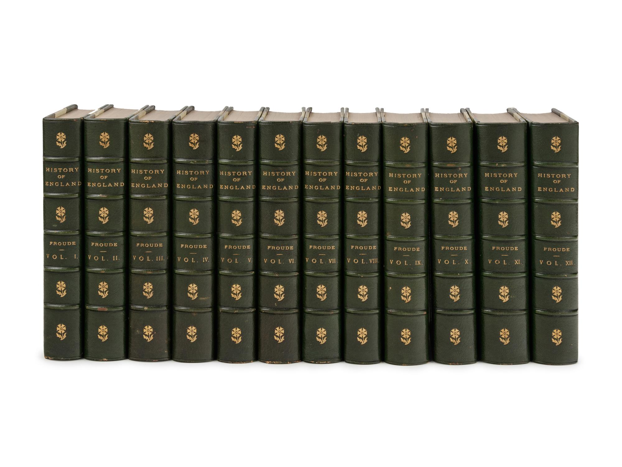FROUDE, James Anthony (1818-1894). History of England . London: Parker Son, and Bourn; Longmans, Green, and Co., 1862-1870.