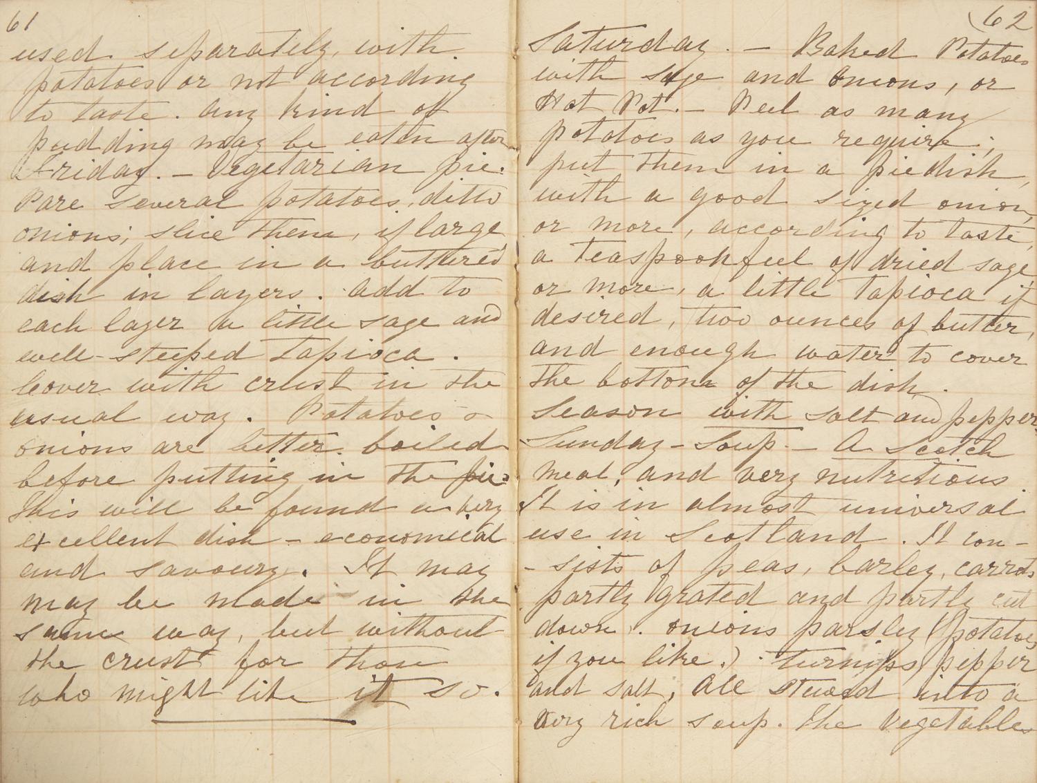 [Food & Drink] Group of 5 Manuscript Recipe Books