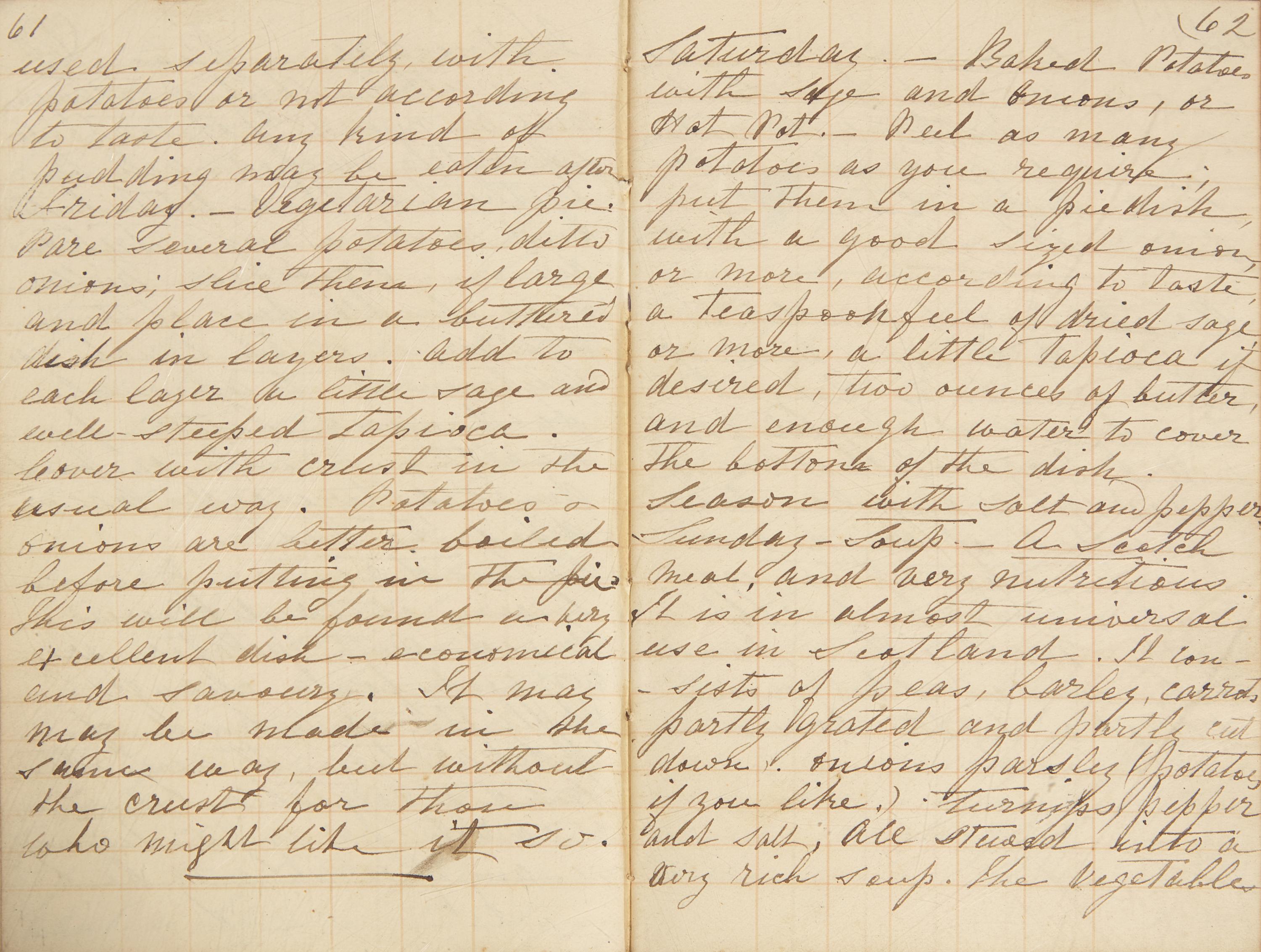 [Food & Drink] Group of 5 Manuscript Recipe Books