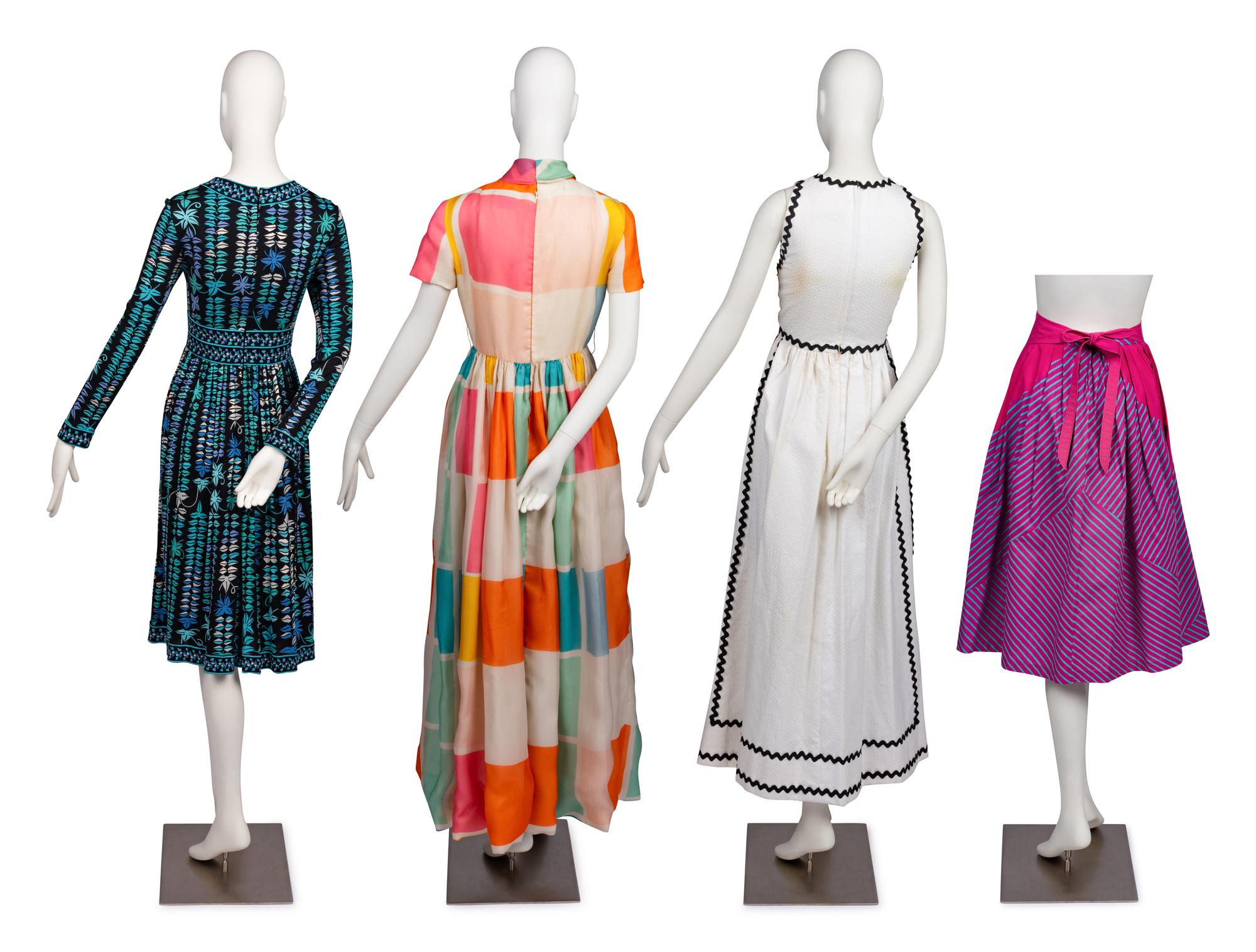 Collection of Designer Items: Bill Blass, Bessi, Oscar de la Renta, Giorgio'Sant Angelo 1970-80s