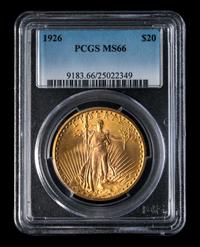 A United States 1926 St. Gaudens $20 Gold Coin