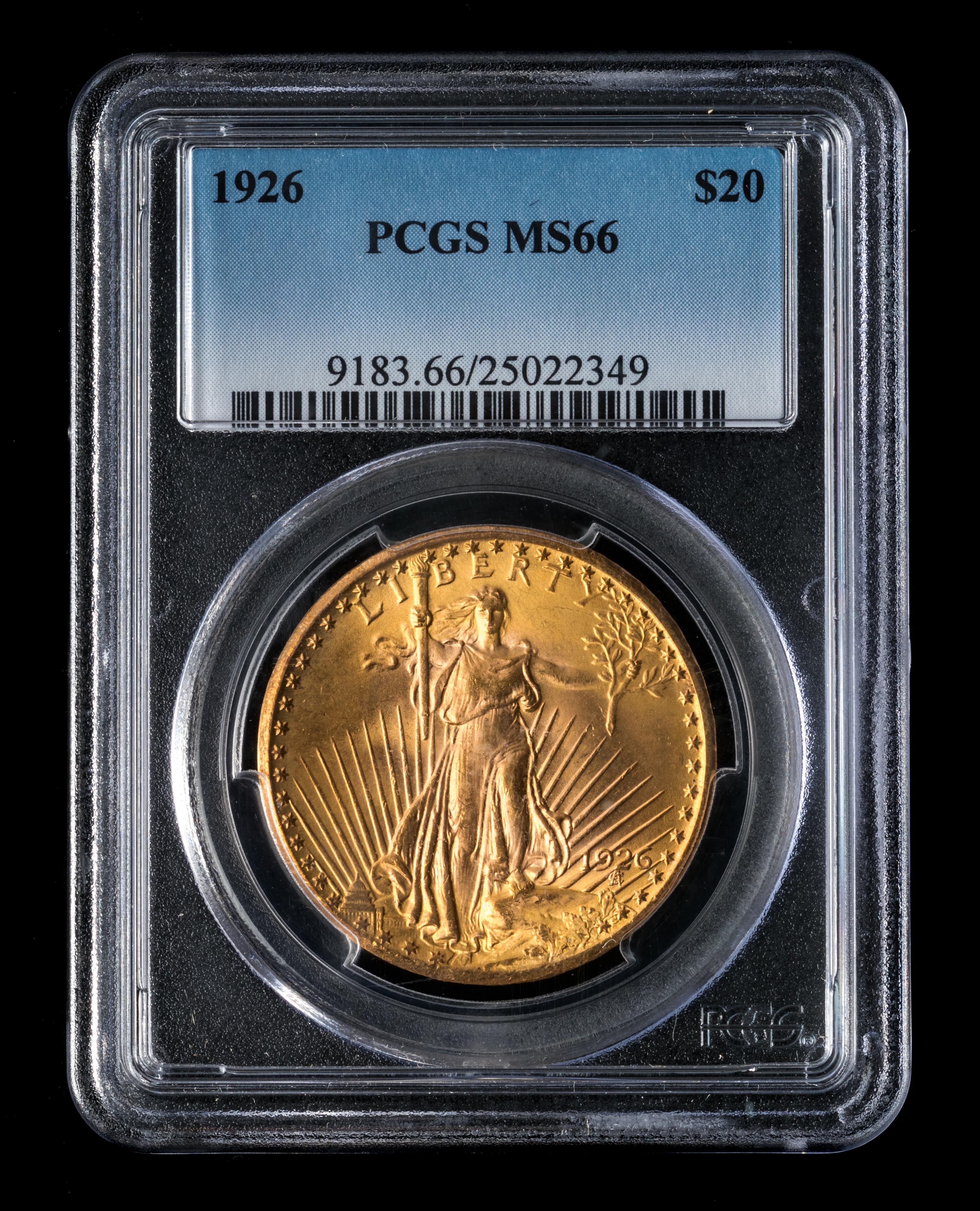A United States 1926 St. Gaudens $20 Gold Coin