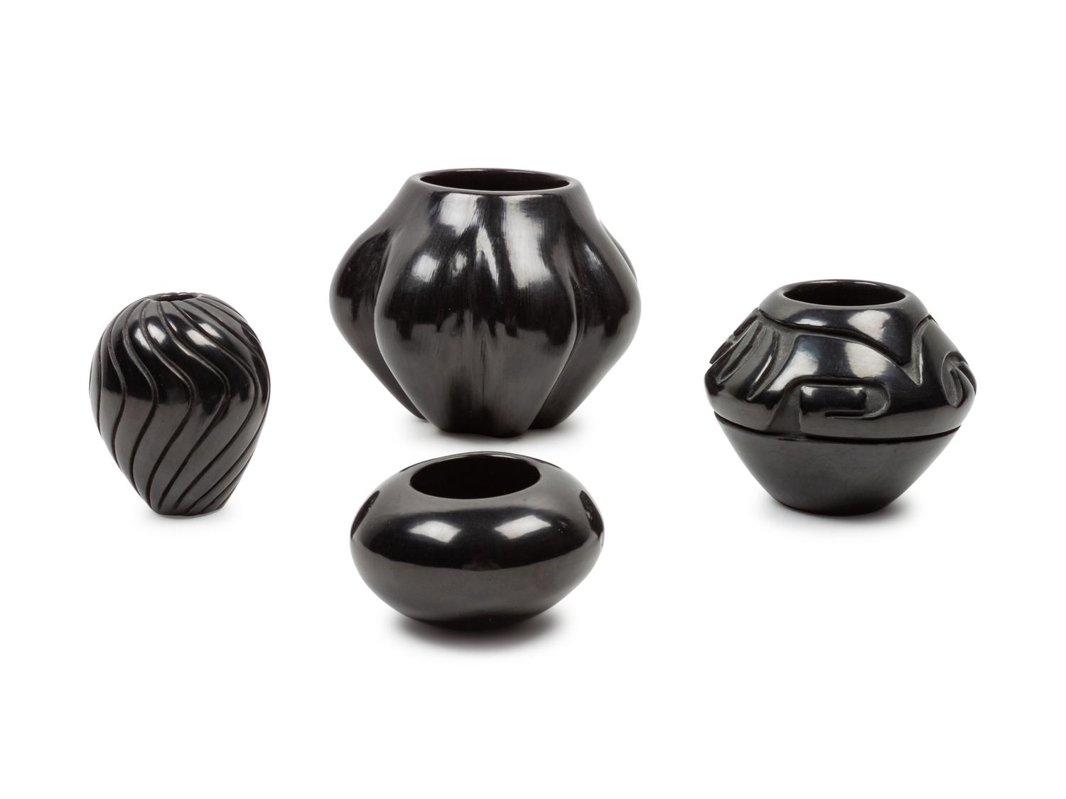 Santa Clara Blackware Jars