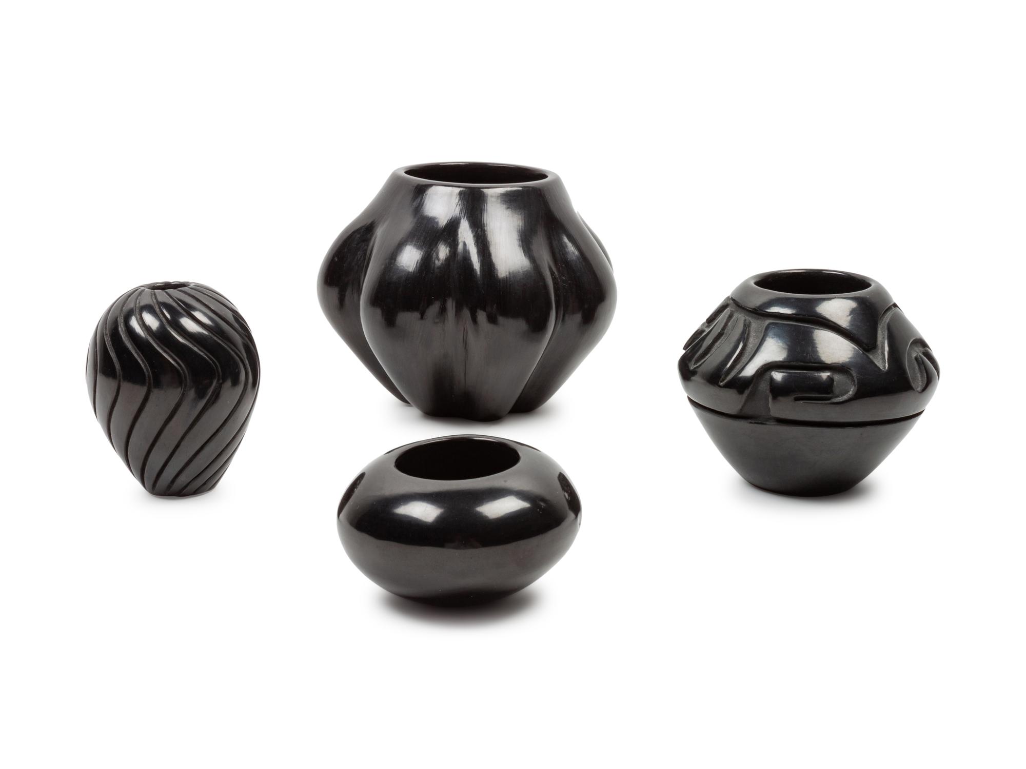 Santa Clara Blackware Jars