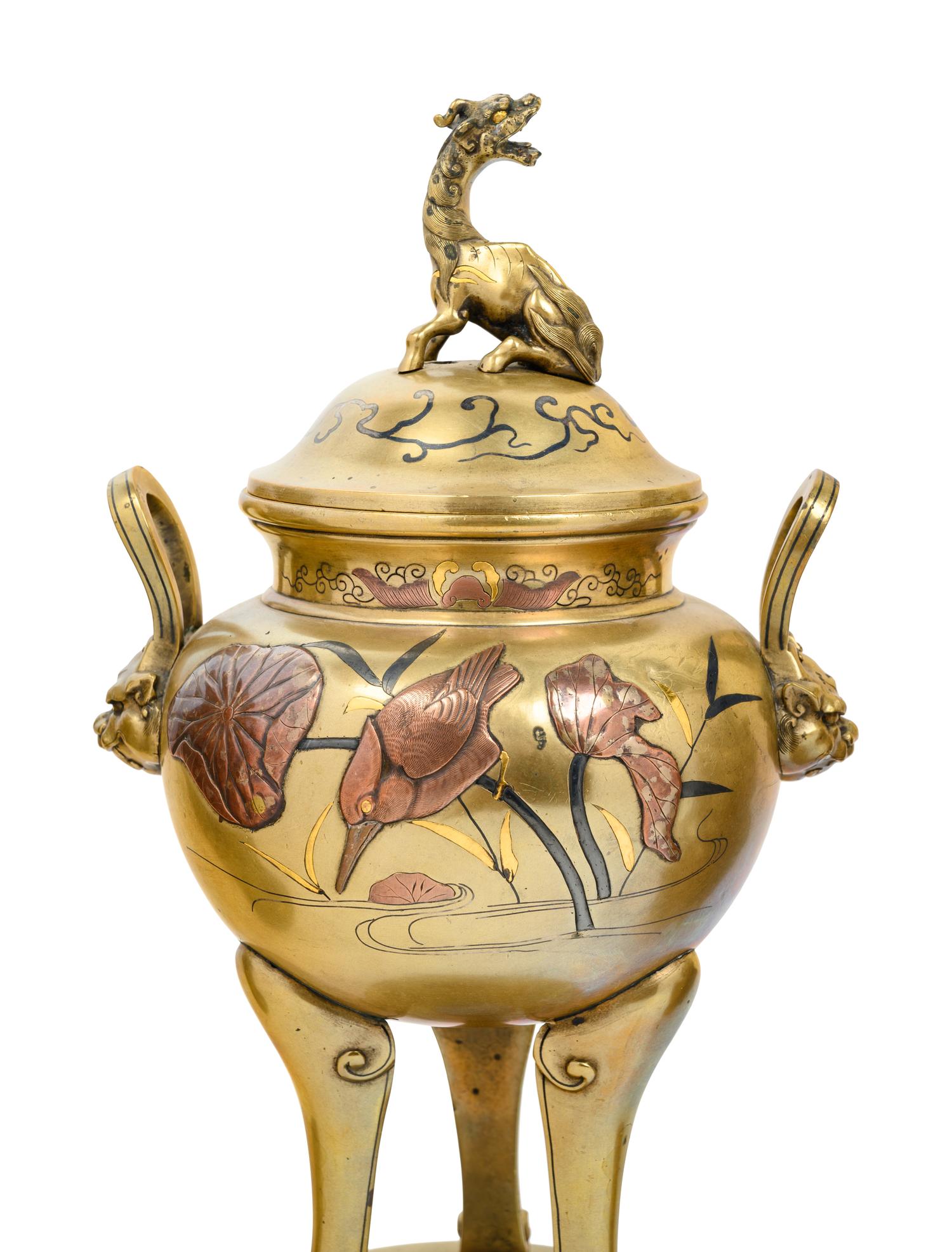 10 Japanese Copper Vessels