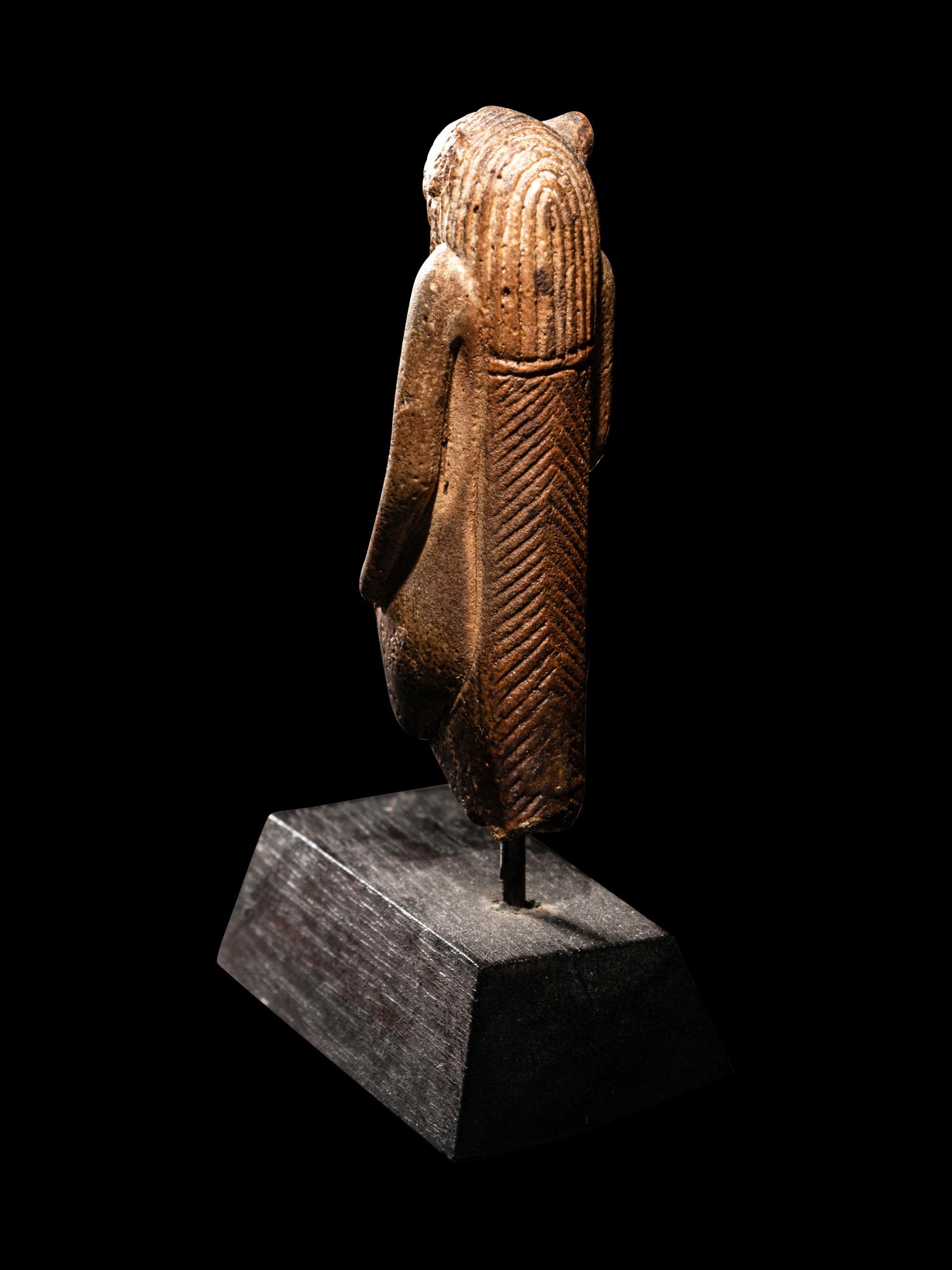An Egyptian Faience of Lion Headed Taweret