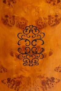 A Pair of Danish Oval Pedestal Cabinets