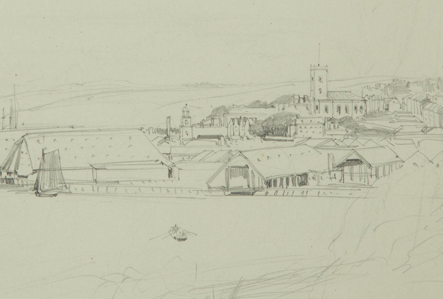 On the French Coast Near Calais , together with a work by an unknown artist