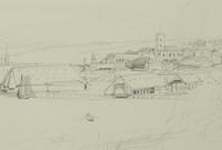 On the French Coast Near Calais , together with a work by an unknown artist