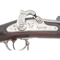 Rare US Model 1861 Contract Rifle Musket by Robinson with W.S. Roberts Stock Mark