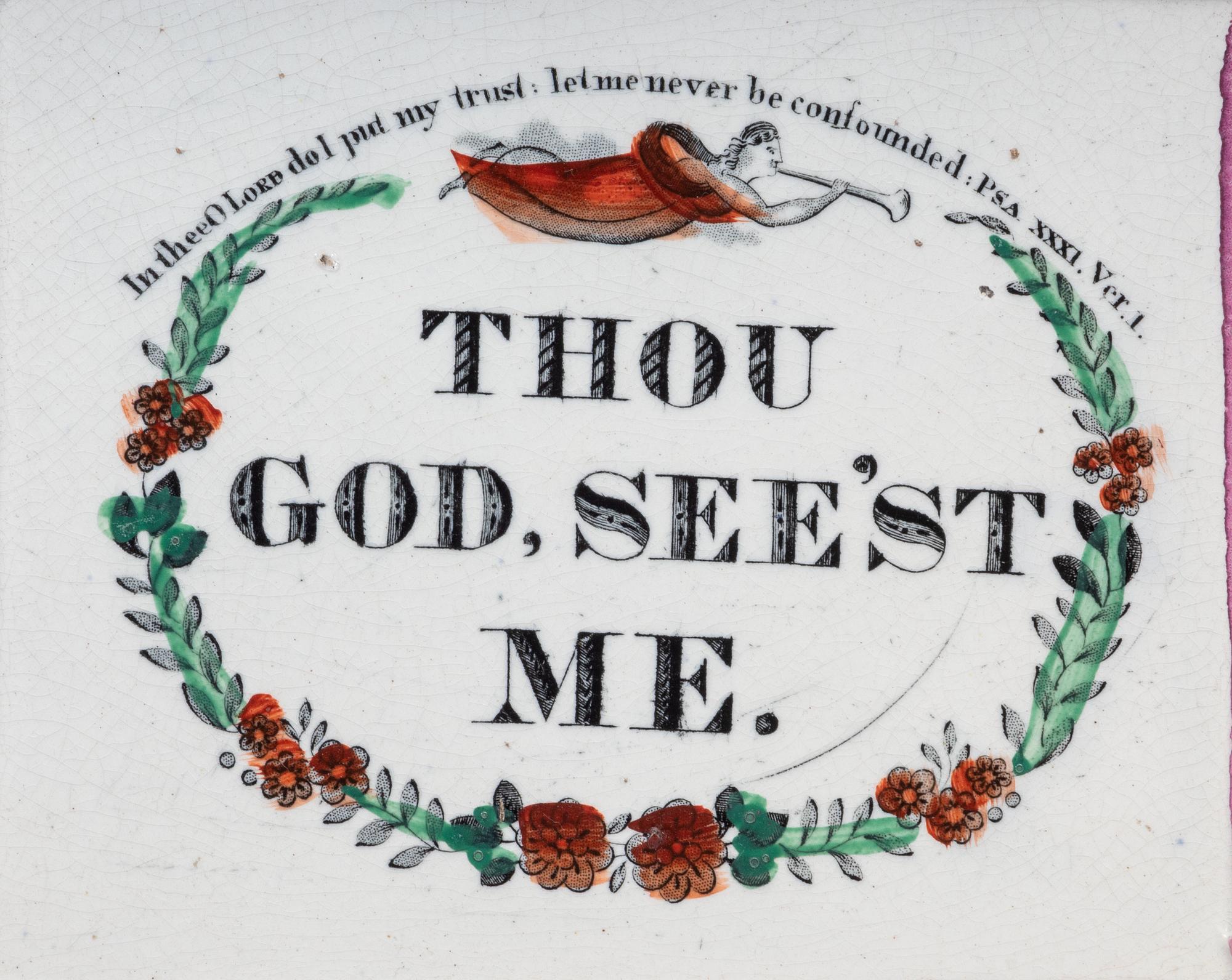 Three Sunderland Luster Religious Plaques