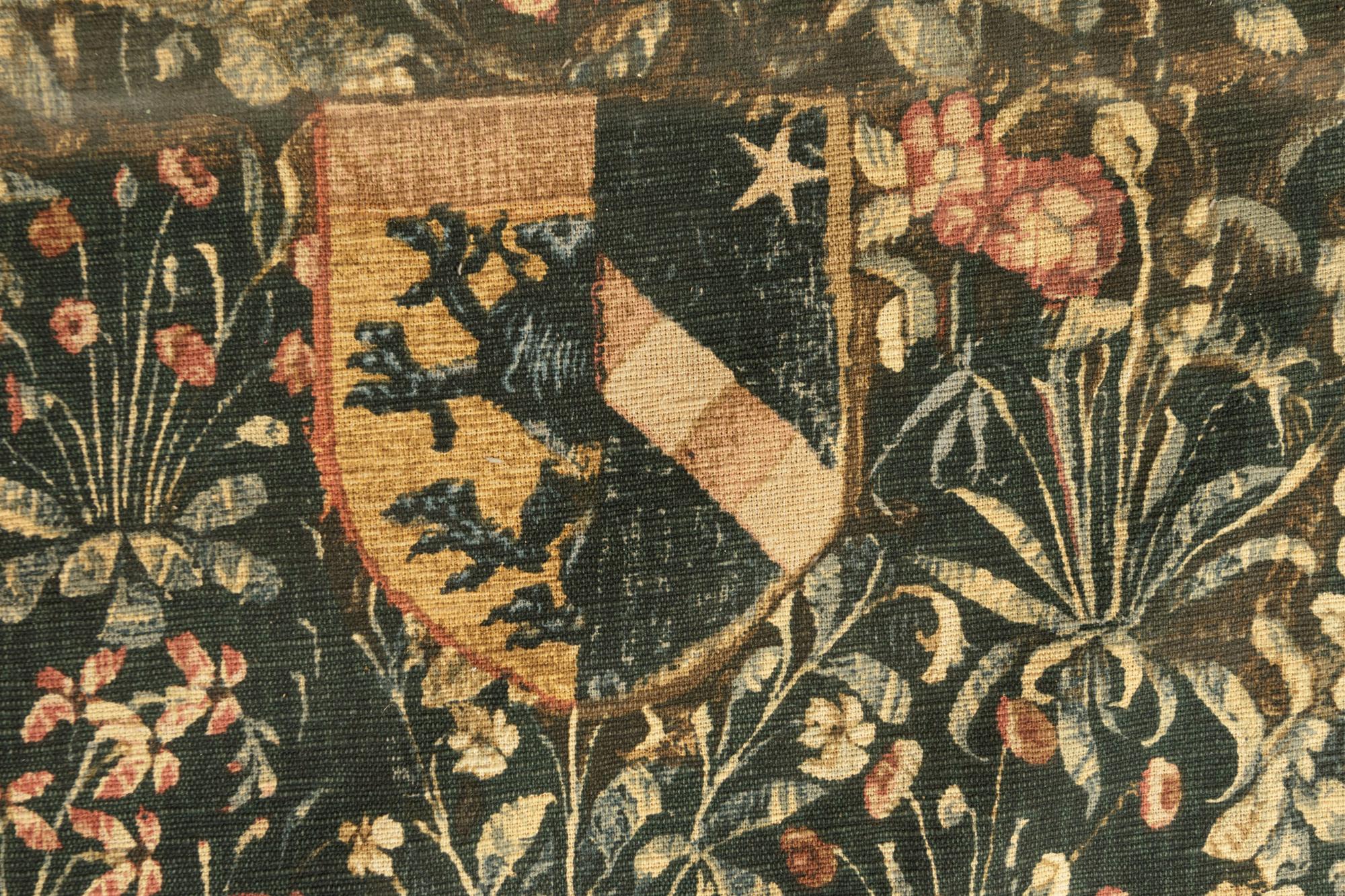 A Continental Printed Tapestry