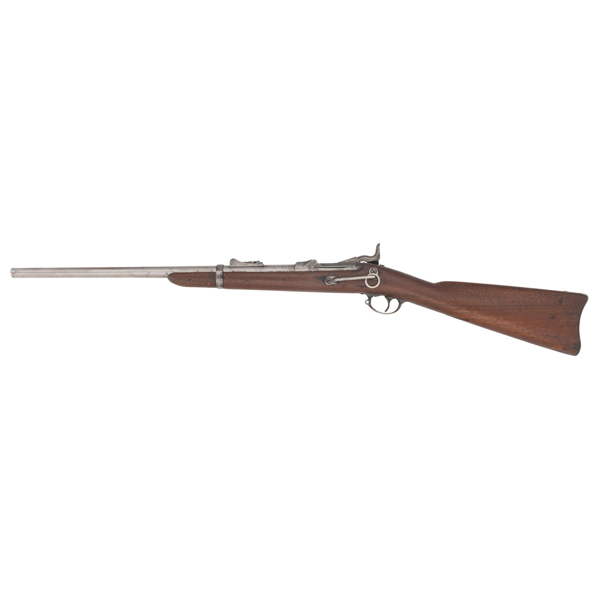 U.S. Springfield Model 1877 Trapdoor Rifle Altered to Carbine Configuration