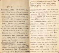 [World War II] Sailor's Pacific Theater Daily Journals, 1945-46, including Mention of the Dropping of the Atomic Bomb and Japan's Surrender