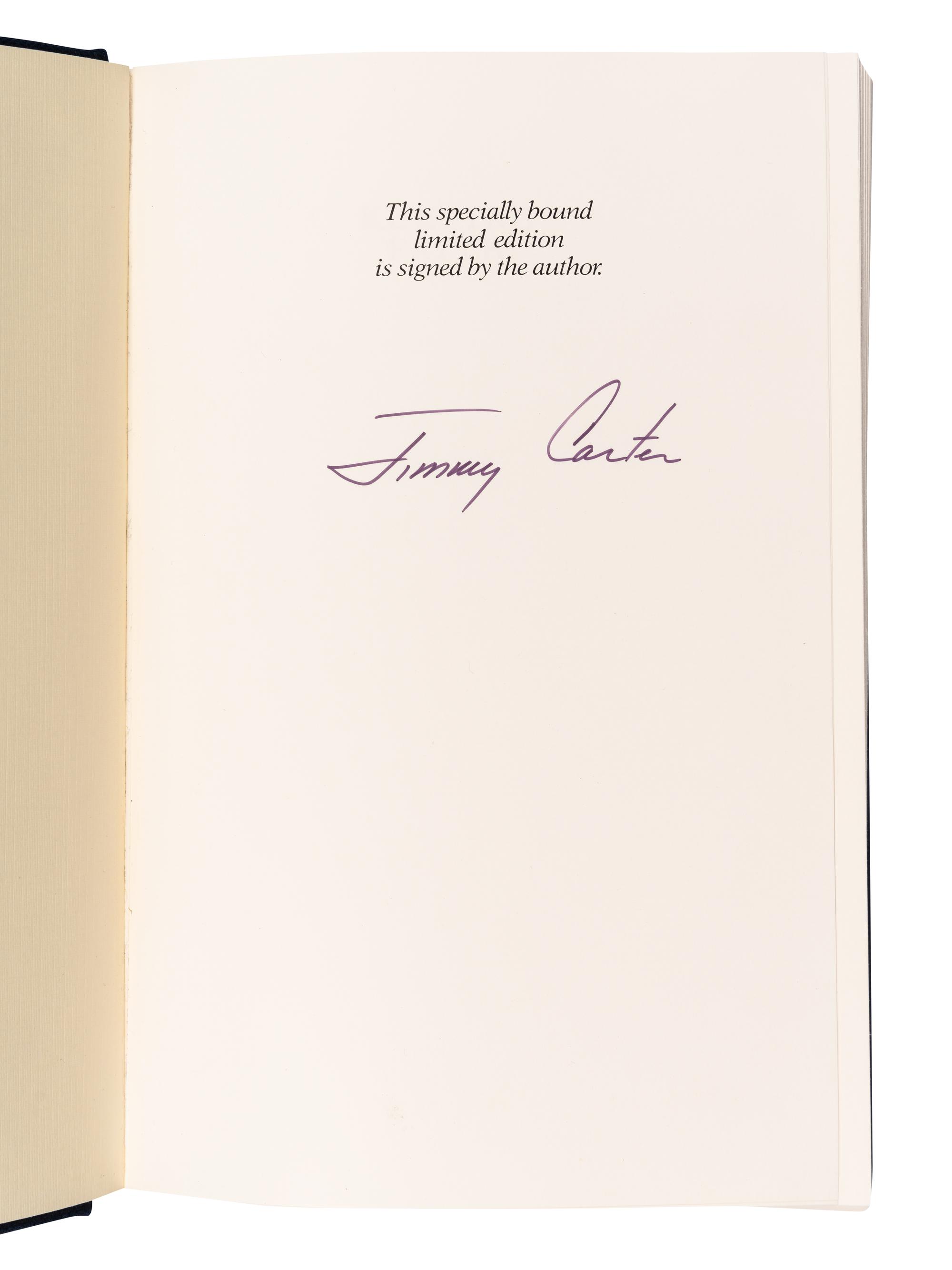[U.S. PRESIDENTS -- SIGNED]. A group of 5 signed works by 20th century presidents, comprising: